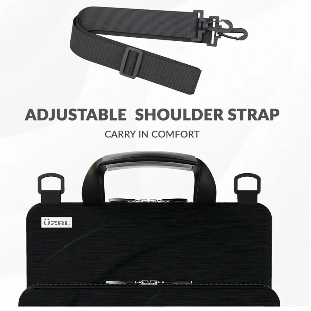 NEW ÜZBL Black Laptop Case with Secure Grips 13-14 inch
